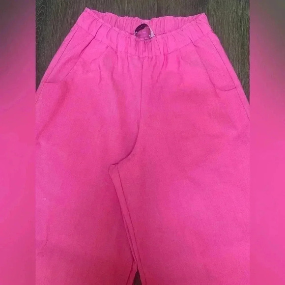 By Olala Women’s Wide Leg Pull Over Elastic Waist Pants Sz S - Picture 3 of 13